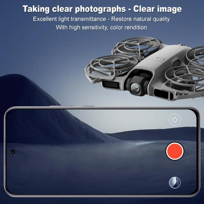 Juego de película 2, 2 unidades/ para lente de cámara trasera de cristal IMAK HD para DJI Neo — imagen 4