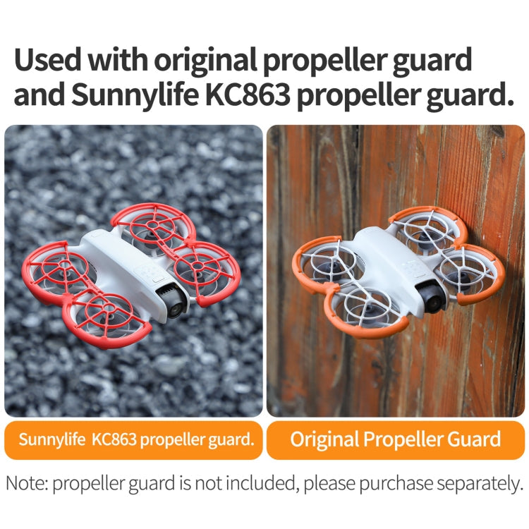 Cubierta protectora anticolisión para hélice de Sunnylife para DJI Neo (gris) — imagen 6
