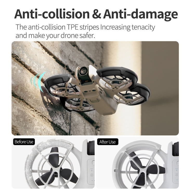 Cubierta protectora de anillo anticolisión para hélice Sunnylife para DJI Neo (negra) — imagen 7