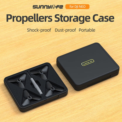 Estuche de viaje pequeño para guardar hélices para DJI Neo (negro) — imagen 3