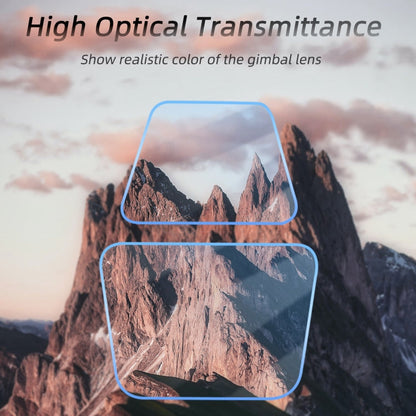 Lente de película de vidrio Protector de templado, cantidad: 2 juegos para DJI Air 3S (transparente) — imagen 4