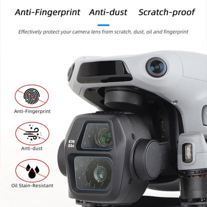 Lente de película de vidrio Protector de templado, cantidad: 2 juegos para DJI Air 3S (transparente) — imagen 5