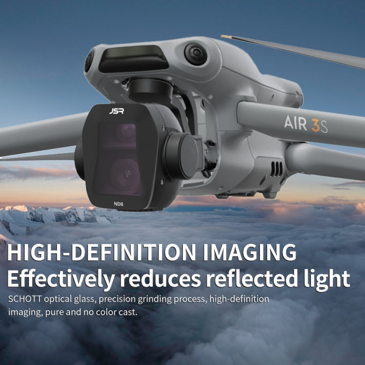 Filtro de lente para dron JSR CB Serie, filtro: ND32PL para DJI Air 3S — imagen 5