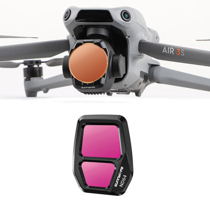 Filtro de lente para cámara Sunnylife, filtro ND64 para DJI Air 3S