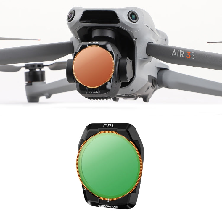 Filtro de lente para cámara Sunnylife, filtro: CPL para DJI Air 3S