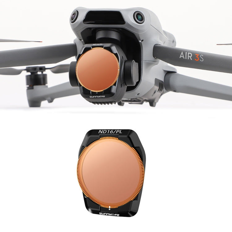 Filtro de lente para cámara Sunnylife, filtro: ND16PL para DJI Air 3S
