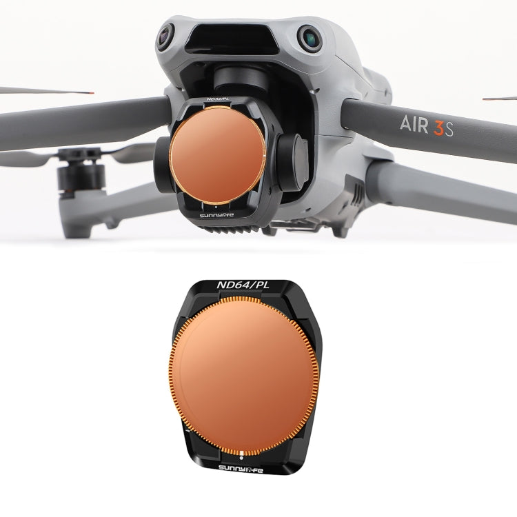 Filtro de lente para cámara Sunnylife, filtro: ND64PL para DJI Air 3S