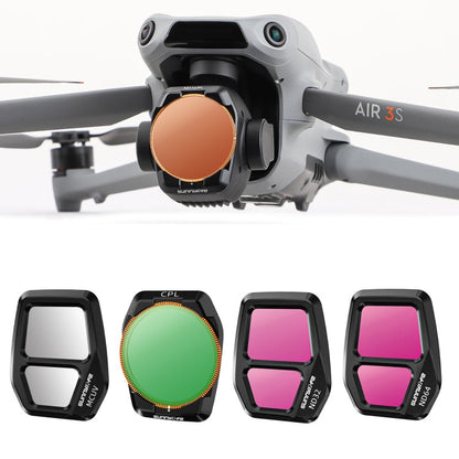 Filtro de lente para cámara Sunnylife, filtro: 4 en 1 UV CPL ND32 ND64 para DJI Air 3S