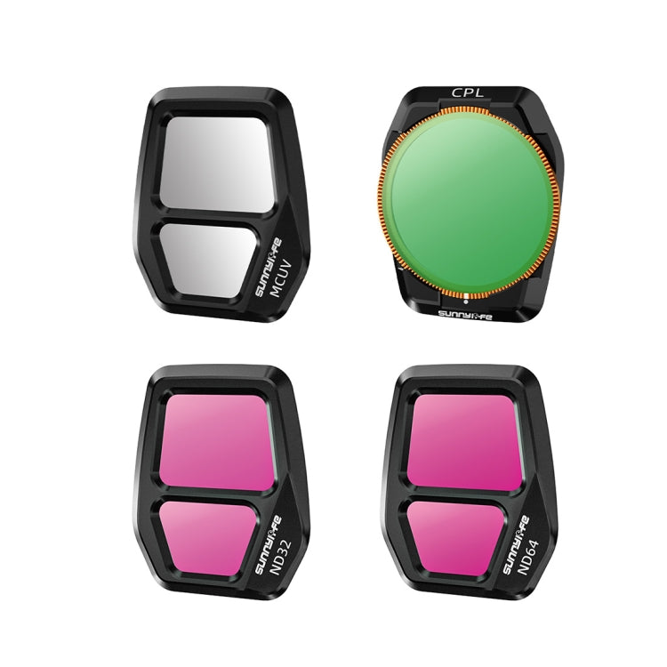 Filtro de lente para cámara Sunnylife, filtro: 4 en 1 UV CPL ND32 ND64 para DJI Air 3S — imagen 2