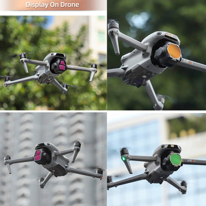 Filtro de lente para cámara Sunnylife, filtro: 4 en 1 UV CPL ND32 ND64 para DJI Air 3S — imagen 6