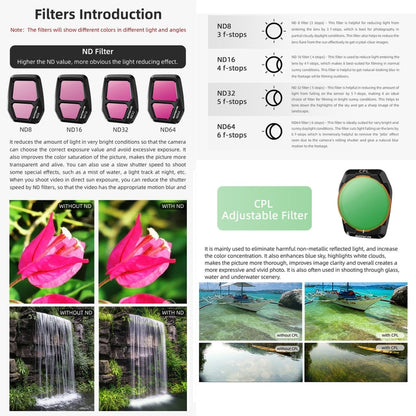 Filtro de lente para cámara Sunnylife, filtro ND8 para DJI Air 3S — imagen 7