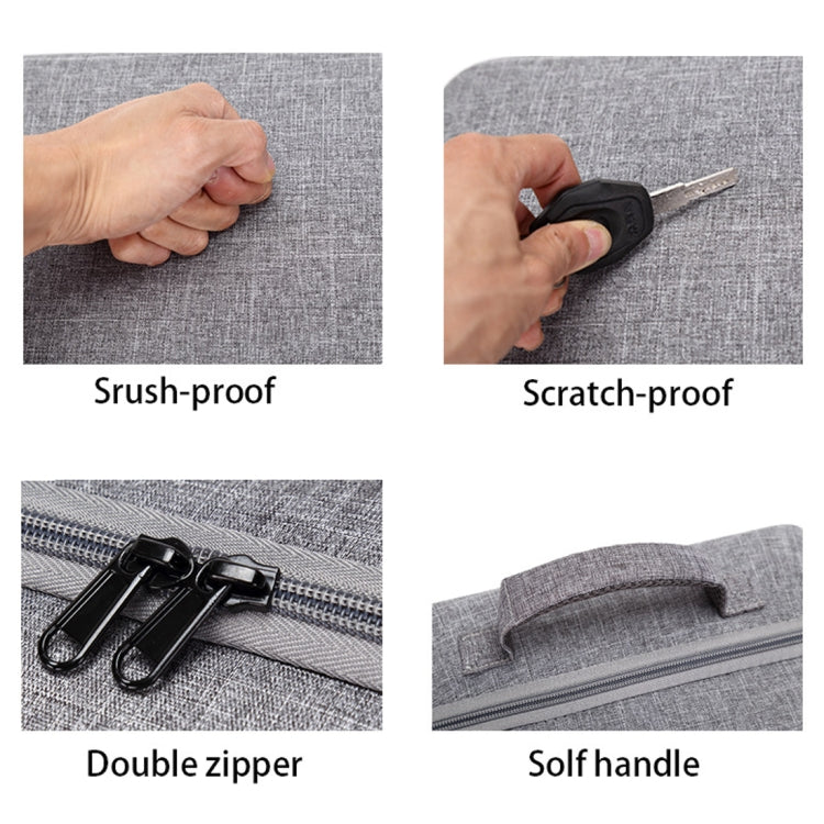 Bolsa de almacenamiento bandolera de hombro de nylon portátil Caja protectora para DJI Mavic Air 2 (gris) — imagen 9