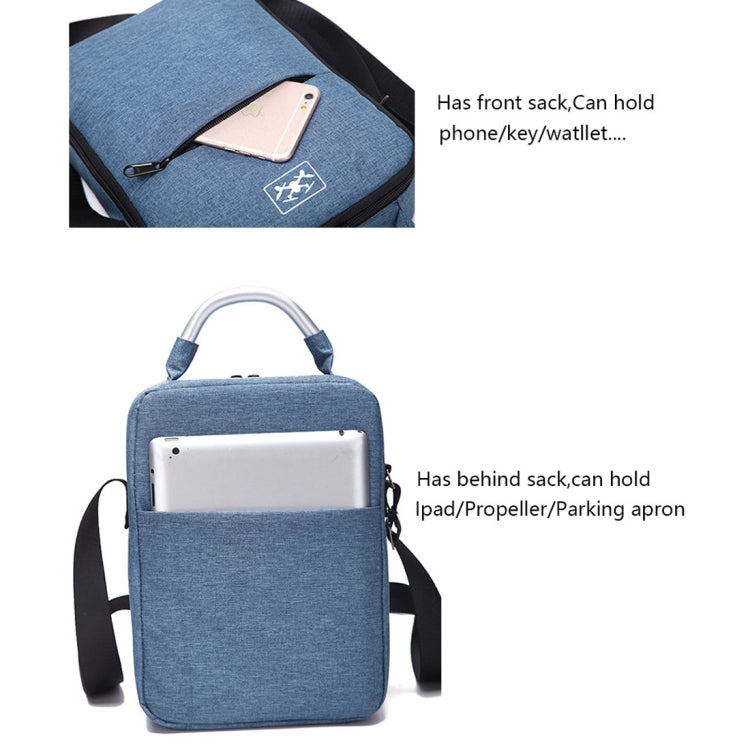 Bolsa de almacenamiento de hombro de tela Oxford portátil Caja protectora para DJI Mavic Air 2 (Azul Negro) — imagen 7