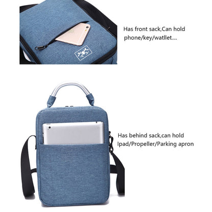 Bolsa de almacenamiento de hombro de tela Oxford portátil Caja protectora para DJI Mavic Air 2 (Azul Negro) — imagen 7