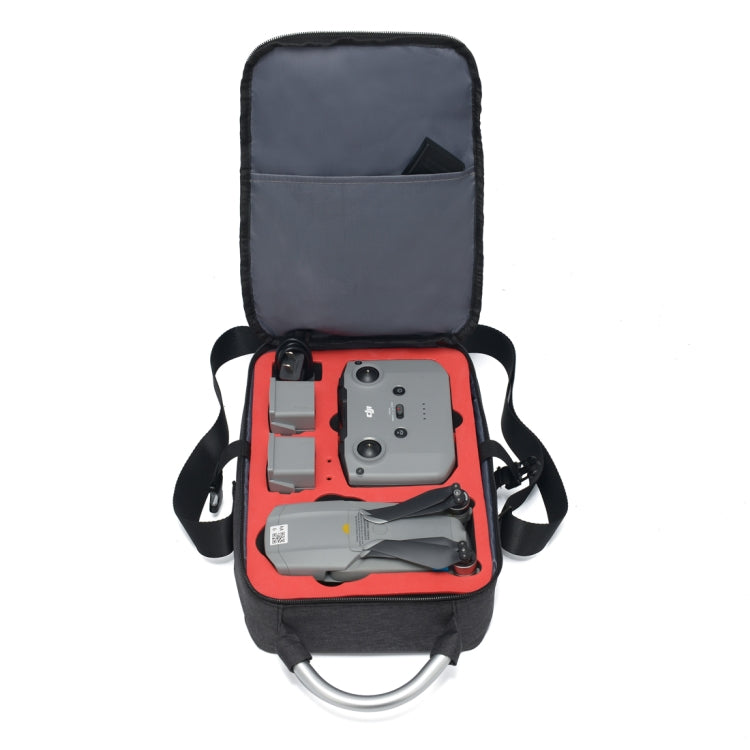 Bolsa de almacenamiento de hombro de tela Oxford portátil Caja protectora para DJI Mavic Air 2 (Azul rojo) — imagen 5