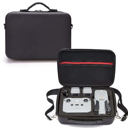Bolsa de almacenamiento de hombro de PU portátil Caja protectora para DJI Mavic Air 2 (Negro)