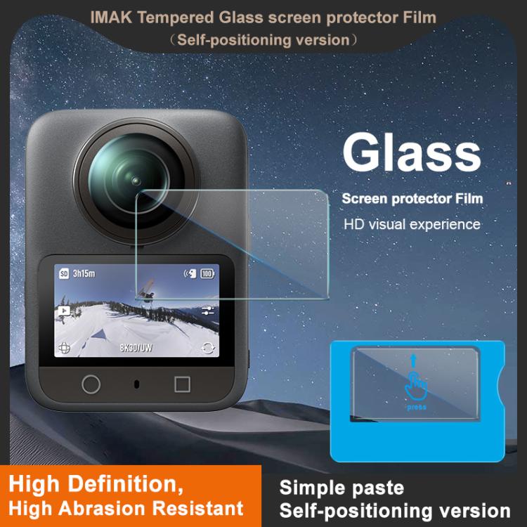 Imak Protector de pantalla de vidrio templado, versión autoposicionable para DJI Osmo 360 — imagen 3