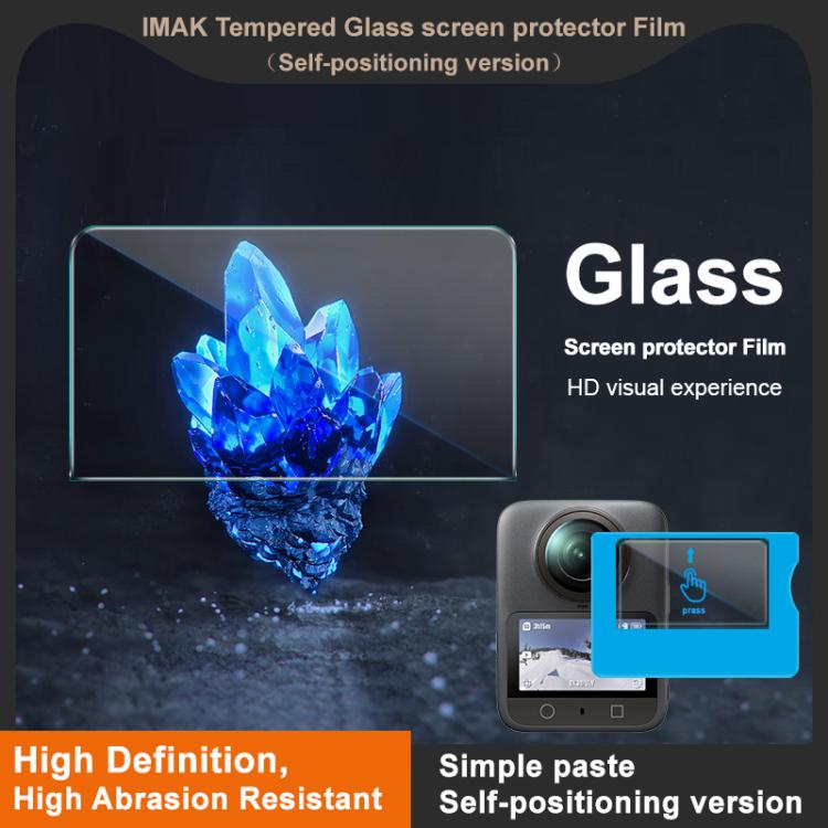 Imak Protector de pantalla de vidrio templado, versión autoposicionable para DJI Osmo 360 — imagen 4