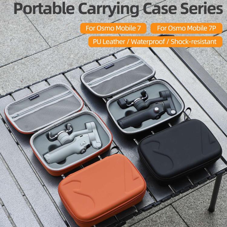 Estuche de transporte portátil, minibolso de mano para DJI Osmo Mobile 7 (naranja) — imagen 3
