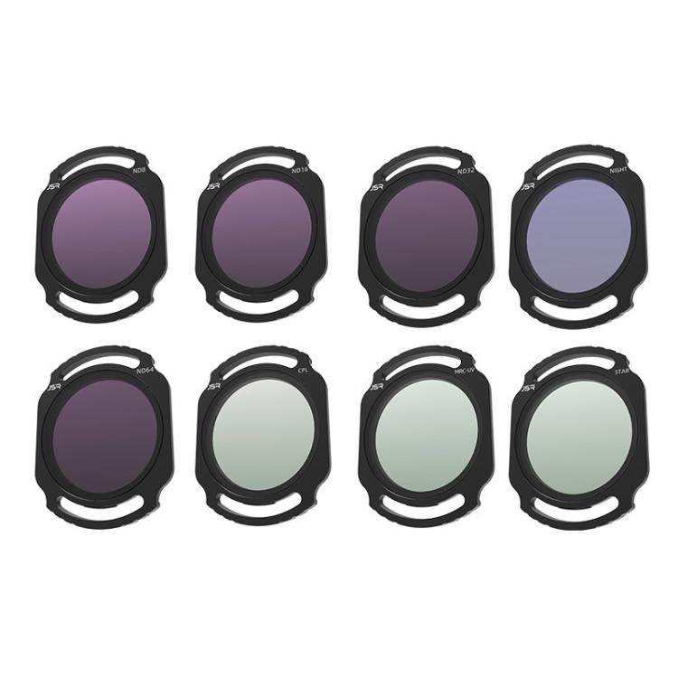 Filtro de lente de cámara para unidad O4 Air Pro/ JSR YB Serie, filtro: filtro mixto 8 en 1 para DJI Avata 2