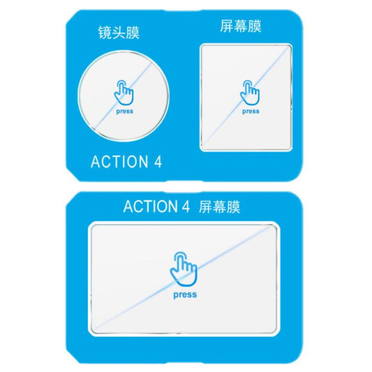Película de vidrio templado imak, versión autoposicionable para DJI Osmo Action 4 — imagen 2