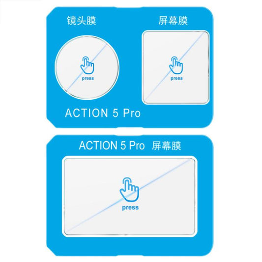 Película de vidrio templado imak, versión autoposicionable para DJI Osmo Action 5 — imagen 2