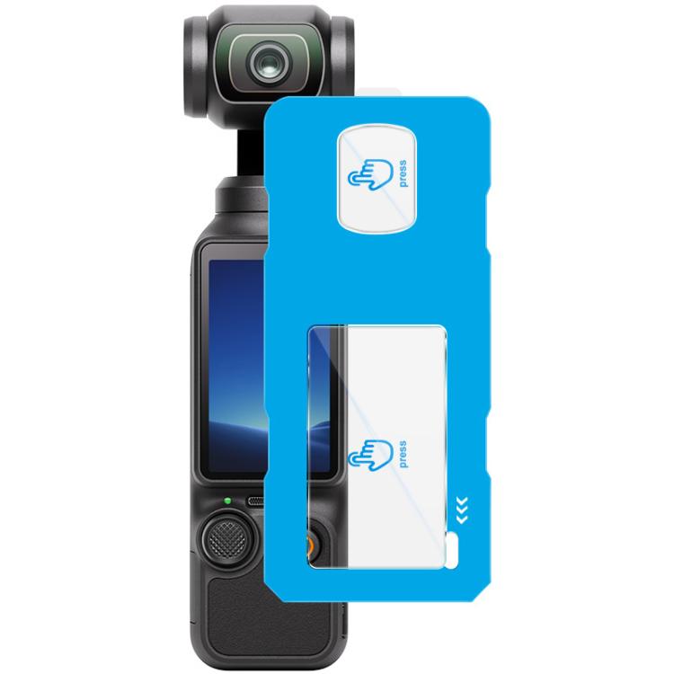 Protector de pantalla de vidrio templado imak, versión autoposicionable para DJI Osmo Pocket 4