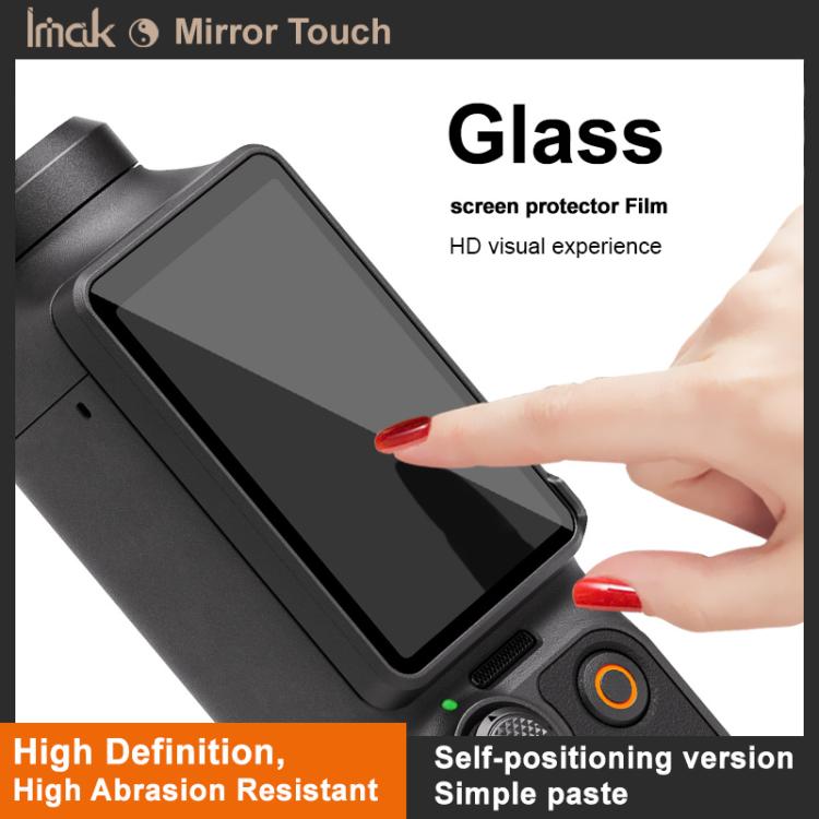 Protector de pantalla de vidrio templado imak, versión autoposicionable para DJI Osmo Pocket 4 — imagen 7