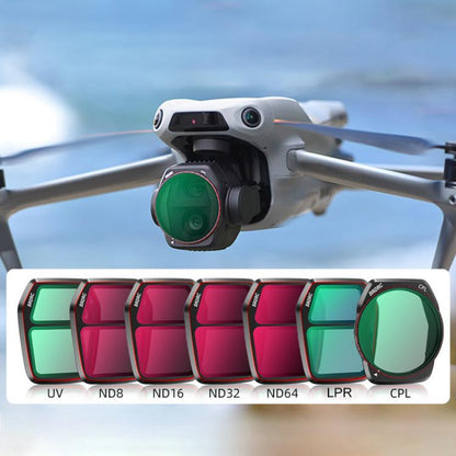 Filtro de lente para cámara BRDRC, filtro: UV para DJI Air 3S — imagen 2