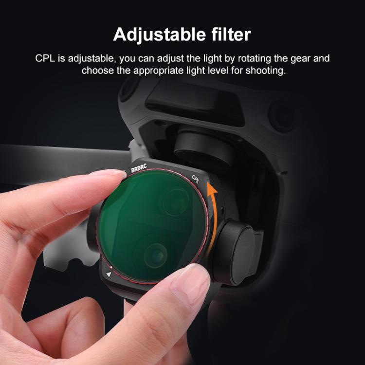 Filtro de lente para cámara BRDRC, filtro: UV para DJI Air 3S — imagen 8