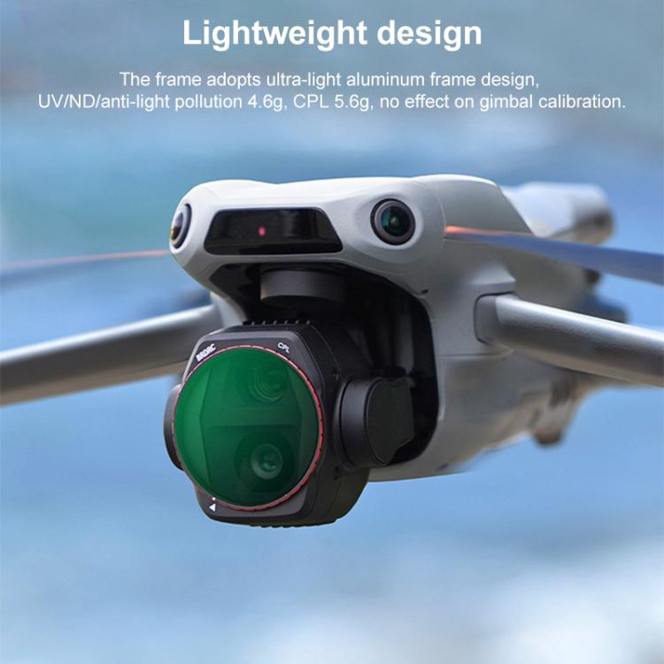 Filtro de lente para cámara BRDRC, filtro: UV para DJI Air 3S — imagen 9