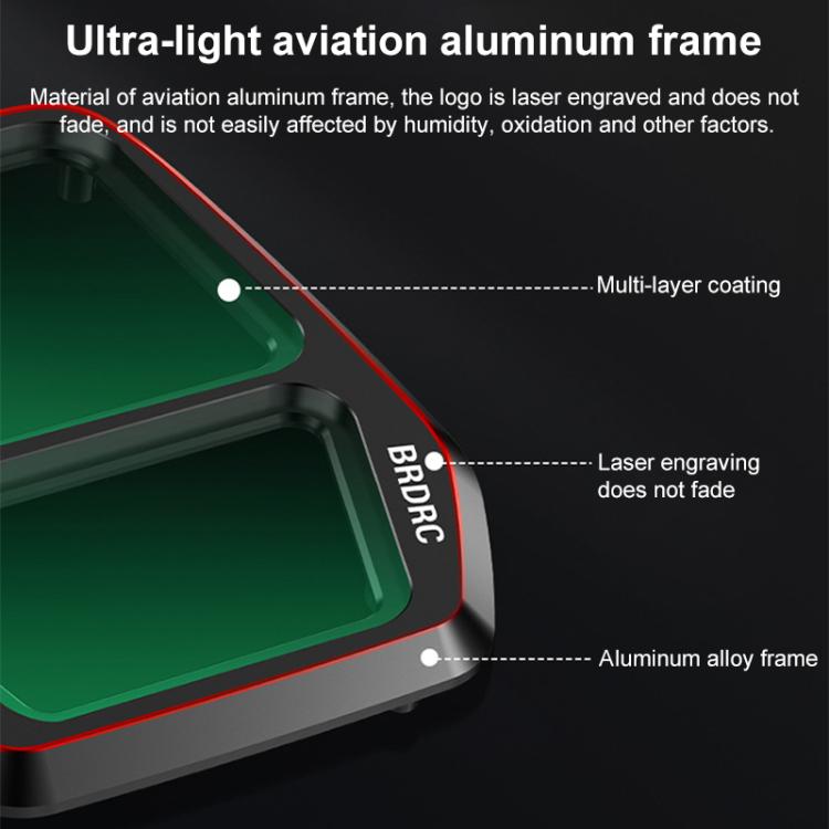 Filtro de lente para cámara BRDRC, filtro: UV para DJI Air 3S — imagen 10
