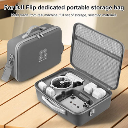 Estuche portátil para dron BRDRC, bolso bandolera de un solo hombro para DJI Flip (gris) — imagen 3