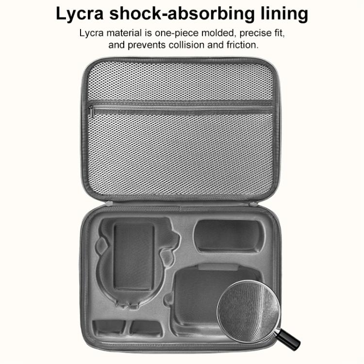 Estuche portátil para dron BRDRC, bolso bandolera de un solo hombro para DJI Flip (gris) — imagen 7