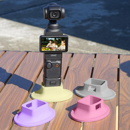 Soporte de base de escritorio de silicona BRDRC para DJI Osmo Pocket 3 (azul) — imagen 14