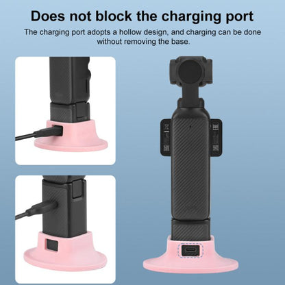 Soporte de base de escritorio de silicona BRDRC para DJI Osmo Pocket 3 (rosa) — imagen 6
