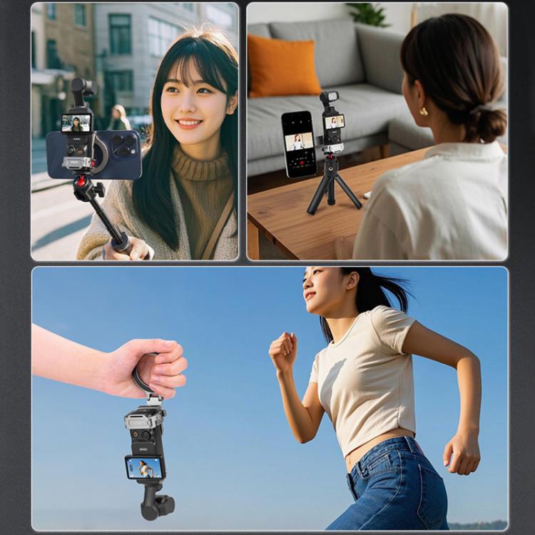 Soporte para teleprompter de teléfono inteligente BRDRC, abrazadera de escritorio, soporte de extensión de zapata fría para……