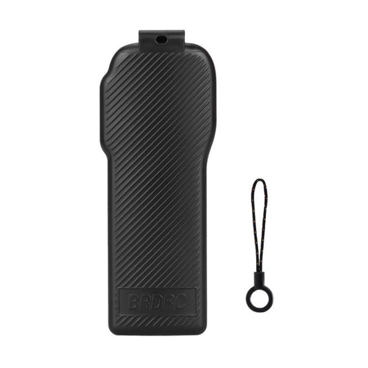 Estuche protector BRDRC de ABS con textura de sarga para DJI Osmo Pocket 3 (negro)