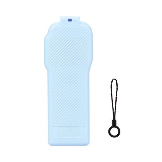 Estuche protector BRDRC de ABS con textura de sarga para DJI Osmo Pocket 3 (azul)