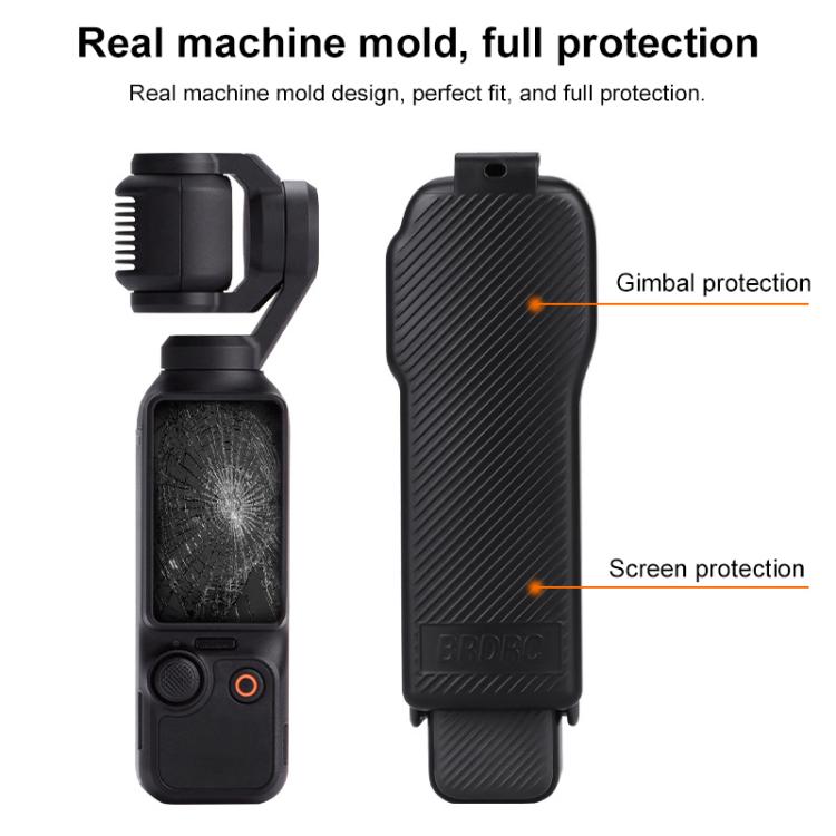 Estuche protector BRDRC de ABS con textura de sarga para DJI Osmo Pocket 3 (negro) — imagen 11