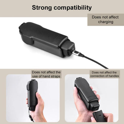 Estuche protector BRDRC de ABS con textura de sarga para DJI Osmo Pocket 3 (negro) — imagen 3