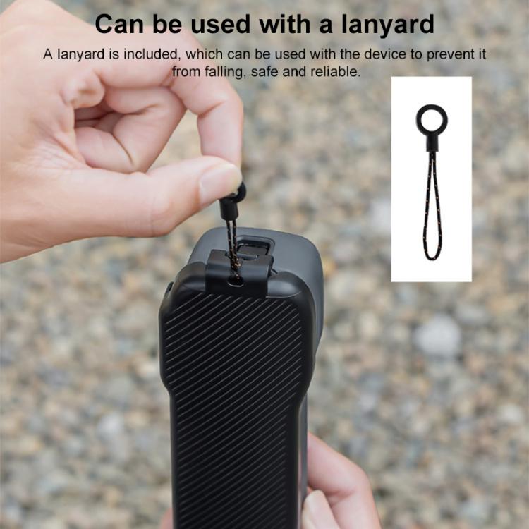 Estuche protector BRDRC de ABS con textura de sarga para DJI Osmo Pocket 3 (negro) — imagen 9