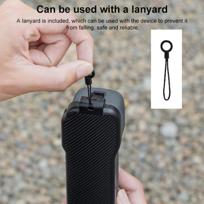 Estuche protector BRDRC de ABS con textura de sarga para DJI Osmo Pocket 3 (azul) — imagen 9