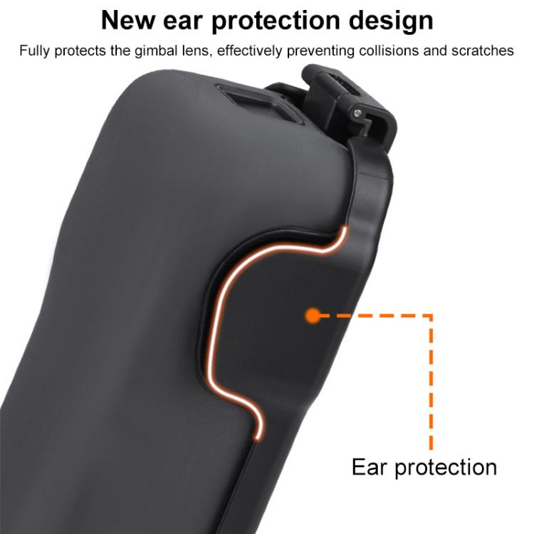 Estuche protector BRDRC de ABS con textura de sarga para DJI Osmo Pocket 3 (negro) — imagen 10