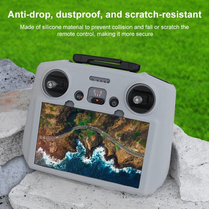 Funda de silicona antigolpes y antiarañazos para control remoto RC 2 BRDRC (negra) — imagen 3