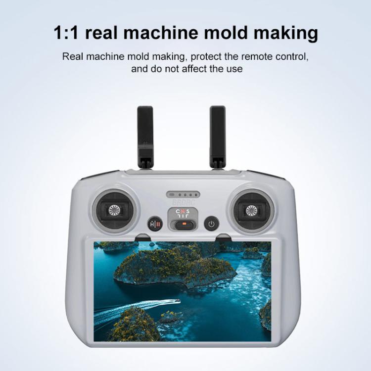 Funda de silicona antigolpes y antiarañazos para control remoto RC 2 BRDRC (negra) — imagen 5