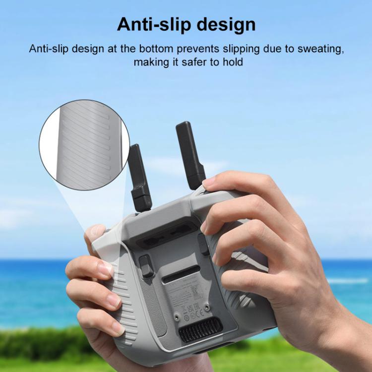 Funda de silicona antigolpes y antiarañazos para control remoto RC 2 BRDRC (gris) — imagen 7