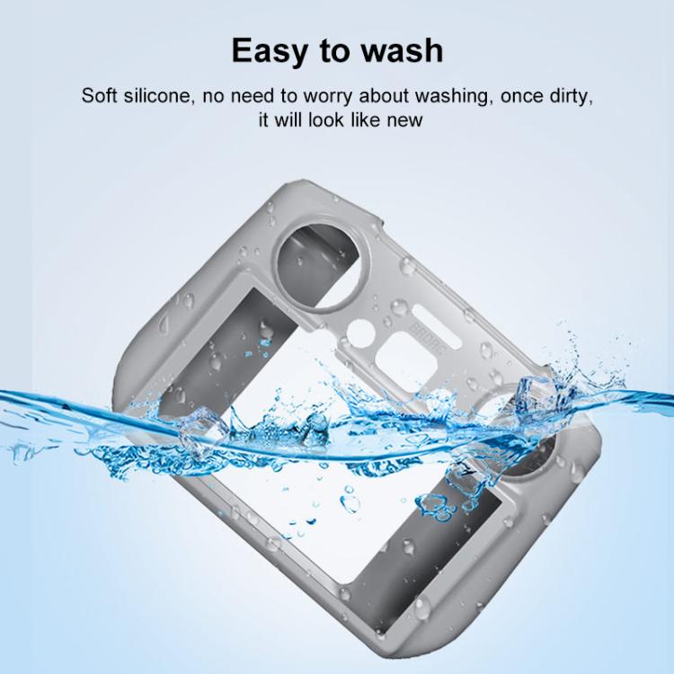 Funda de silicona antigolpes y antiarañazos para control remoto RC 2 BRDRC (gris) — imagen 8