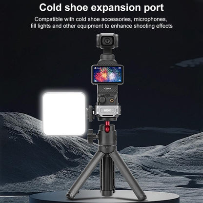 Soporte de extensión de zapata fría multifunción de montaje rápido BRDRC para DJI Osmo Pocket 3 (gris oscuro) — imagen 9