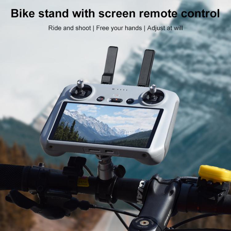 Base adaptadora para control remoto de dron RC/RC 2 BRDRC, soporte para bicicleta (negro y plateado) — imagen 4